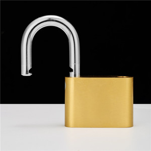 Candado <span class=keywords><strong>de</strong></span> Latón Personalizado OEM/ODM con Esquinas Redondeadas <span class=keywords><strong>Grandes</strong></span>, Antirrobo, Impermeable, con Llave - Product Image 2