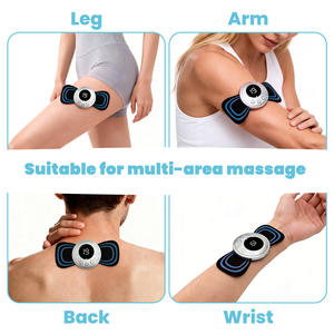 Parche <span class=keywords><strong>de</strong></span> Masaje TENS Multifunción, Mini Productos <span class=keywords><strong>de</strong></span> Masaje <span class=keywords><strong>de</strong></span> Pulso <span class=keywords><strong>de</strong></span> <span class=keywords><strong>Baja</strong></span> Frecuencia para Aliviar el <span class=keywords><strong>Dolor</strong></span> Muscular <span class=keywords><strong>de</strong></span> <span class=keywords><strong>Piernas</strong></span>/Cuello/Hombros/<span class=keywords><strong>Cintura</strong></span> - Product Image 5