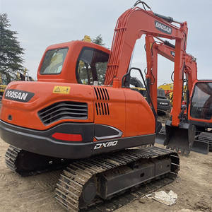 Doosan รถขุดตีนตะขาบขนาดเล็ก8ตัน DX80มือสองพร้อมปั๊มเครื่องยนต์หลักมอเตอร์เกียร์รุ่นที่คล้ายกัน DX60 DX75 DX55 - Product Image 2