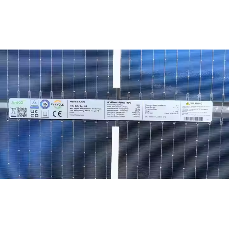 Jinko Solar 720W 700W Bifacial Solar Panel 695w 700w 705w 710w