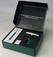 Emballage de gobelets en verre ondulé kraft recyclé personnalisé de 6 oz, emballage de deux boîtes de papier d'expédition avec doublure en éponge gaufrée insérée