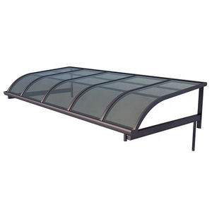 Tettoia Moderna <span class=keywords><strong>per</strong></span> Patio/Balcone <span class=keywords><strong>in</strong></span> <span class=keywords><strong>Policarbonato</strong></span> con Telaio <span class=keywords><strong>in</strong></span> Lega di Alluminio Impermeabile - Product Image 1