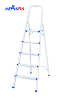 Échelle pliable en aluminium à trois marches, directement du fabricant, pour appartement et usage domestique, transport pratique, design moderne