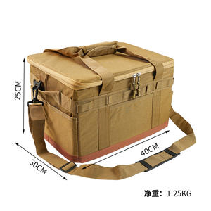 Hot Sell Outdoor Large Capacity <b>Camping</b> Equipment <b>Storage</b> Bag Multi-functional Gas tank Anti-collision Kit Cookware Picnic Bag - Product Image 2