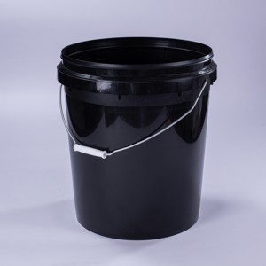 Seaux <span class=keywords><strong>à</strong></span> peinture ronds de 6 gallons (25 L) en gros, fûts en <span class=keywords><strong>plastique</strong></span> pour emballage de poudre solide avec <span class=keywords><strong>couvercle</strong></span> - Product Image 3