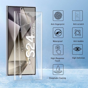 ฟิล์มกันรอยหน้าจอแบบนิ่มไฮโดรเจลซ่อมแซมตัวเองได้สำหรับ <span class=keywords><strong>Samsung</strong></span> <span class=keywords><strong>Galaxy</strong></span> S24 S23 S22 S21 Ultra จากผู้ผลิต - Product Image 4