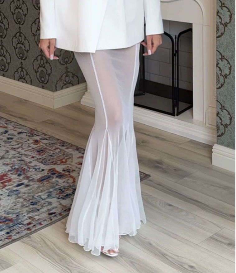 White skirt