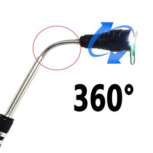ไฟฉายแม่เหล็กแบบยืดหดได้ LED ชาร์จ USB ได้ ตัวเครื่องทำจากวัสดุ ABS ของขวัญสำหรับพ่อในวันพ่อ หรือใช้ในกรณีฉุกเฉิน - Product Image 6