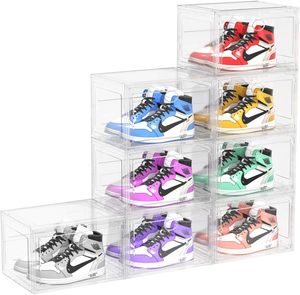 Hot New PP + ABS Foldable Shoe Storage Box with Detachable Design for Shoes and Clothing - Product Image 1