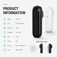 Diffuseur de parfum intelligent en gros, électrique, sans eau, contrôlé par application, capacité de 100 ml, pour usage commercial, domestique et automobile