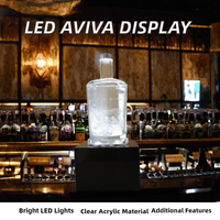 MINGDIAN MD 2741-A Présentoirs LED en acrylique pour bouteilles, Glorificateur de bouteilles, Expositor 958 Lampada Led