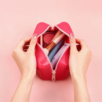 Sac de toilette de luxe en silicone brillant et écologique pour le voyage – Vente en gros pour fournisseurs
