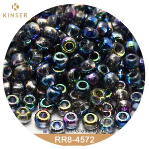 Miyuki ronda rocallas 8/0 perlas de 3 mm [21 Color brillo metálico 10g paquete - Product Image 6