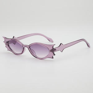 Gafas de Sol de Hip-Hop de Color gelatina nuevo Europeo Americano, <span class=keywords><strong>lentes</strong></span> ópticas UV400, ropa de fiesta de murciélago <span class=keywords><strong>alien</strong></span>ígena divertida para Halloween - Product Image 2