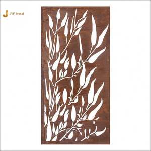 Panneaux décoratifs en métal découpés au laser EX365 pour jardin extérieur, écrans d'intimité, écrans de jardin en acier Corten - Product Image 6