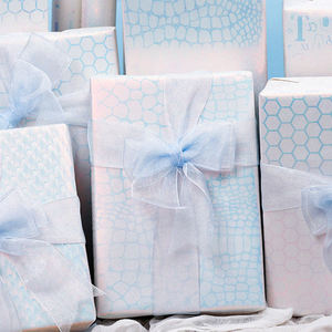 Rollo de papel de lujo de cumpleaños de Navidad personalizado al por mayor de fábrica 43cm X 300cm papel de regalo para embalaje - Product Image 3