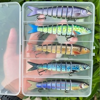 Leurre dur coulant multi-sections 19g, couleur personnalisée, matériel de pêche