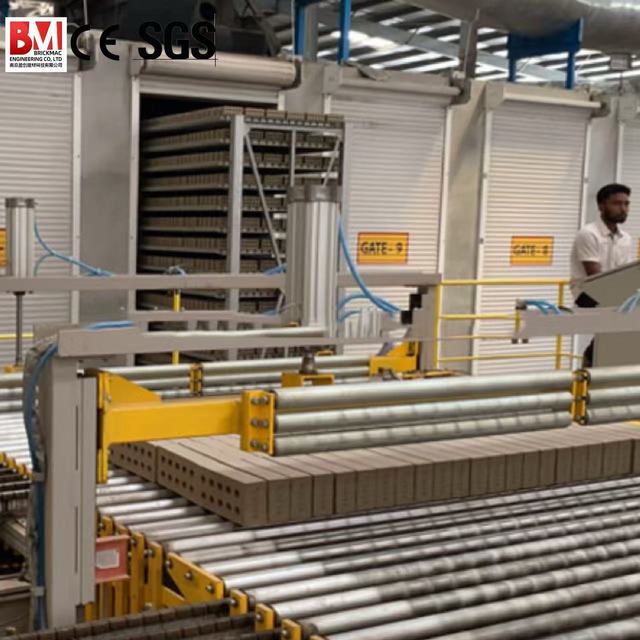 BRICKMAC Automatic Clay Bricks Making Machine with Kiln Dryer Drying Wet Tile Brick Hollow Block Tunnel Dryer Production NJBM