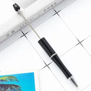 Ys40 Nieuwe 10 Kleuren Kralen Pen Uv Metallic Kleur Gradiënt Plating Diy Creatieve Groothandel Afdrukken Plastic Balpen
