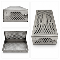Boîte de stérilisation en acier inoxydable perforé sur mesure 304 316, plateau de désinfection médical, panier de stérilisation pour autoclave