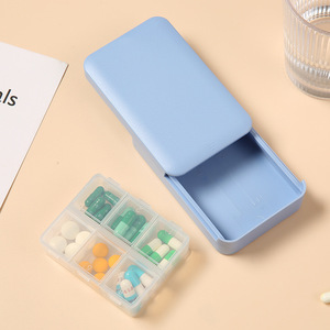 Travel Custom Pill Case Medicine Glass Dispenser Case Wholesale Price Cute Pill Plastic Box for Promotion