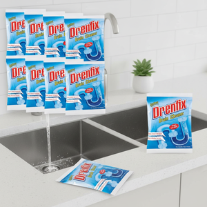 Drenfix Déboucheur Puissant Écologique pour Canalisations et Éviers, Poudre à 80% d'Ingrédients Actifs pour l'Élimination des Bouchons de Salle de Bain - Product Image 3