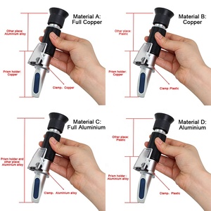 Réfractomètre portable MesuLab pour bière, jus, émulsion, lait <span class=keywords><strong>de</strong></span> soja, AdBlue, urée, miel, alcool, salinité, Brix, ATC - Product Image 2
