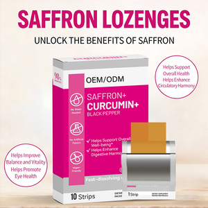 Meilleur Prix – Complément en <span class=keywords><strong>Film</strong></span> Dissoluble Oral à Base de Safran Personnalisé – Favorise <span class=keywords><strong>la</strong></span> Circulation Interne – Extrait Naturel de Plantes - Product Image 2