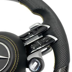 Personnalisation adaptée au nouveau volant CLS GLE W213 W238 W205 W222 W463 W167 GLA GLB GLC amélioré en fibre de carbone Benz <span class=keywords><strong>2022</strong></span> - Product Image 3