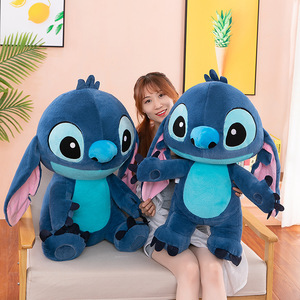 Vente en gros de jouets en peluche super doux de 35-80 cm, grands et cousus, rembourrés de coton PP, coussins en peluche anti-stress, cadeaux pour fêtes et vacances - Product Image 4