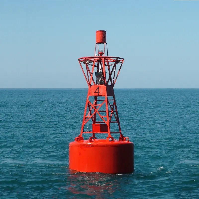 Baixa taxa de manutenção marinha iluminada buoys do canal do oceano