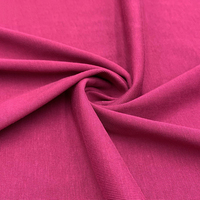 Vente en gros de tissu de fibre de soja biologique noir stratifié mousse de robes par yard extérieur tissu jersey