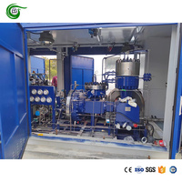 Compresor de Diafragma de 15KW, Entrada 7.5 Bar, Salida 455 Bar, Helio, Completamente Libre de Aceite, Anti-Fugas, Flujo 52Nm3/h, Máquina Industrial