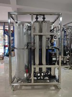 Purificateur d'eau RO à longue durée de vie 500 LPH avec contrôle automatique pour hôtels et écoles, eau potable directe, garantie de deux ans