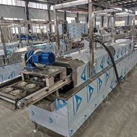 Machine professionnelle entièrement automatique pour la fabrication de nouilles avec mélangeur et friteuse pour la production de nouilles instantanées à partir de céréales