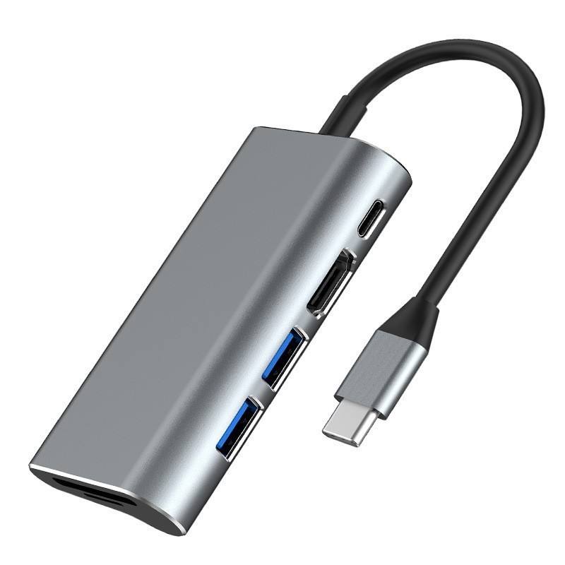 หกในหนึ่งเดียว SD/TF USB2.0 USB3.0 HDMI PD ชาร์จเร็ว