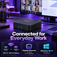 ODM Core I7 6500U 8 16GB 256 512GB 4K Dual HD-MI Display Type C Win 11/10 Mini PC Gaming Micro Desktop Komputer Kantor Kerja