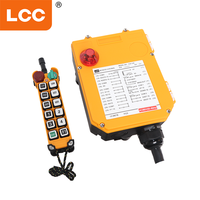 Interrupteur à bouton-poussoir radiocommandé LCC F24-12S, vitesse unique pour grue