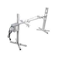 Kit complet de moteur de tige de charbon de bois de broche de rôtisserie de gril de dinde d'agneau de porc universel lourd personnalisé en gros d'usine