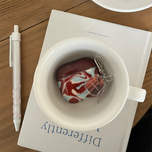 Imd <span class=keywords><strong>Original</strong></span> nouveau étui pour écouteurs pour <span class=keywords><strong>Airpods</strong></span> <span class=keywords><strong>Pro</strong></span> 1/2/3rd bleu marron lignes irrégulières écouteurs sans fil housse de protection - Product Image 6