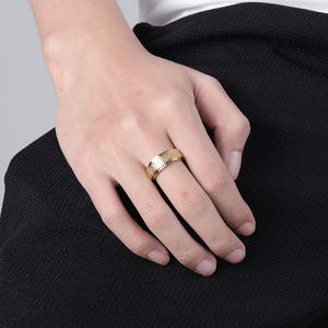 Stainless Steel Rotating <b>Ring</b> With Nordic <b>Celtic</b> Knot Design Unisex Jewelry Gift Geometric Pattern K-R642 - Product Image 4