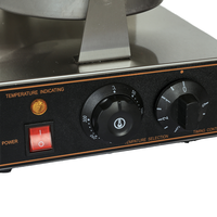 Machine à Gaufres et Rouleaux d'Œufs Électrique Professionnelle en Acier Inoxydable, Haute Efficacité, Facile à Nettoyer, Plug-and-Play pour Restaurants