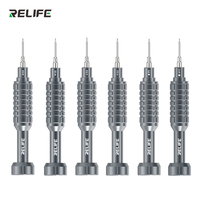 Jeu de tournevis en acier allié RELIFE RL-730 S2, outils de réparation magnétiques puissants pour téléphone portable, tablette, ordinateur portable, démontage d'écran LCD