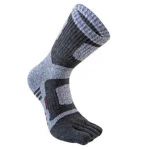 Custom made USA colmax high performance five finger toe men women hiking running sport socks