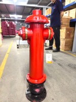 Bouche d'incendie à baril humide extérieur en gros DN100/DN150 avec plusieurs ports de sortie équipement de lutte contre l'incendie et accessoire