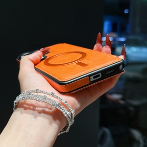 Étui portefeuille professionnel en cuir PU avec porte-cartes pour <span class=keywords><strong>Samsung</strong></span> Galaxy <span class=keywords><strong>S22</strong></span> S23 S24 S25FE S26 Ultra, compatible avec la recharge sans fil et doté d'un couvercle magnétique - Product Image 4