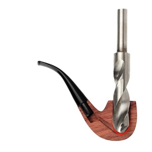 Muxiang U Shaped Drill Bit Steel Round Shank For Woodworking Lathe Bench Drills V Shape Pipe Bowl Making Tool - Product Image 4