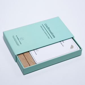 Stampa personalizzata di salute mentale ispiratore consapevolezza positiva cura di sé carte di affermazione personalizzate mazzo con supporto - Product Image 3