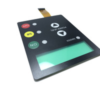 Teclado de Membrana Flexible Multicapa con Impresión de Seda y Circuito Eléctrico para Equipos de Control Industrial