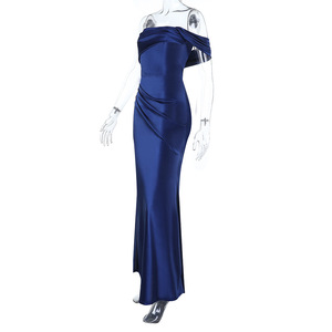 Ultimi Modelli di Abiti da Festa per Signore, <span class=keywords><strong>Vestito</strong></span> <span class=keywords><strong>Argento</strong></span> Glitterato, Abito Casual Primavera-Autunno - Product Image 6